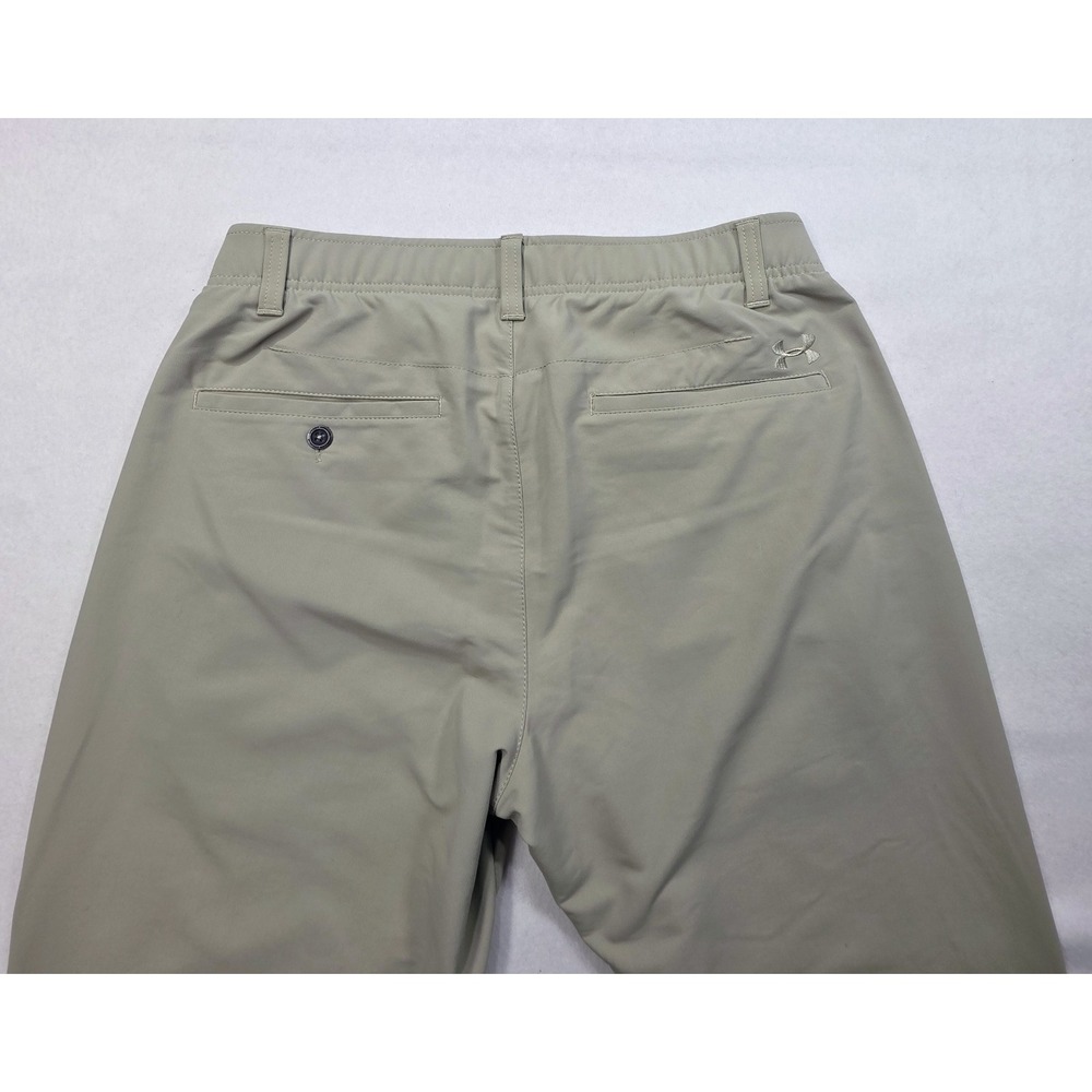 Under Armour Pants 32X30 Beige Grip Waist Chino‎ Lightweight Golf LIMITED USE - Picture 10 of 11